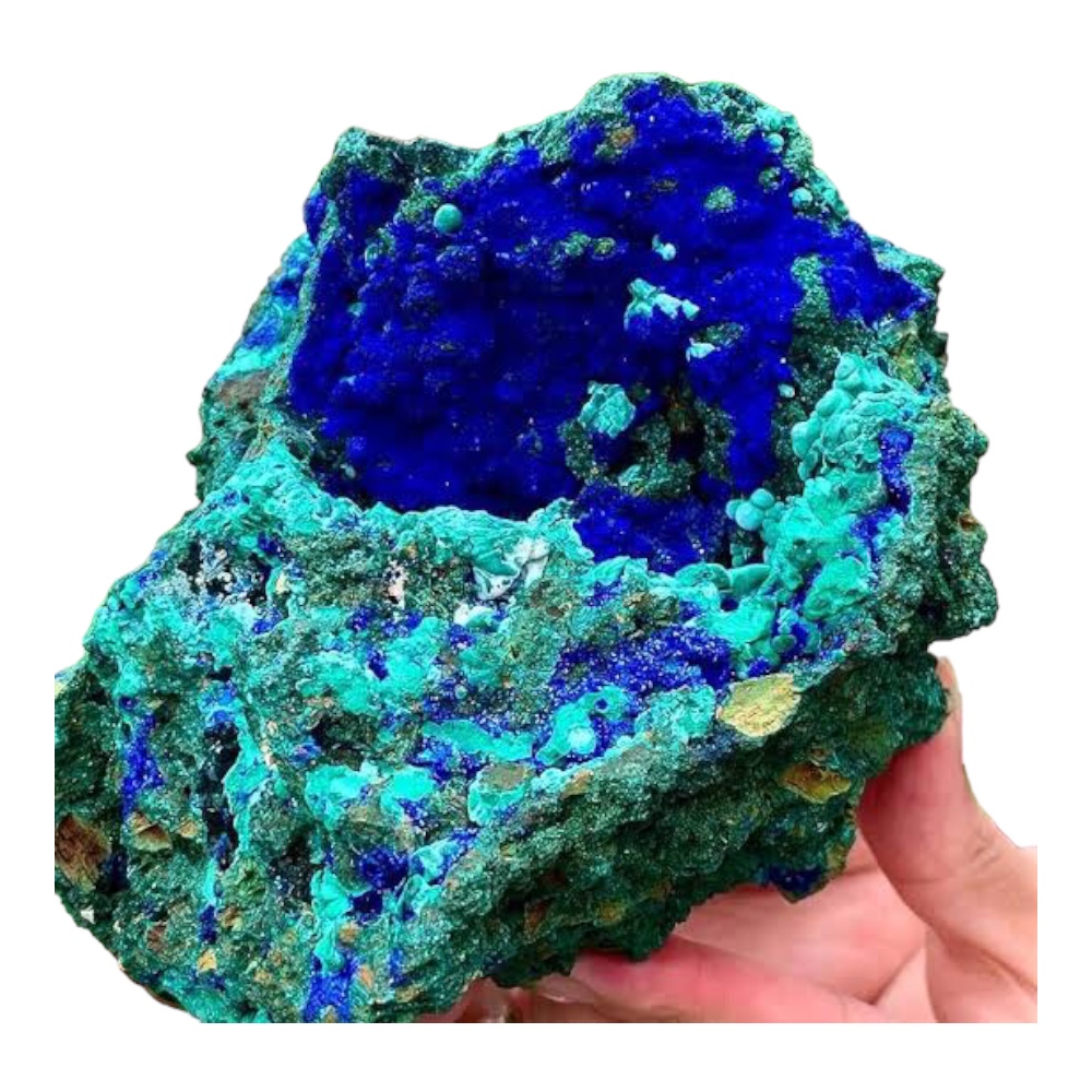 Azurit Malachite Doğal Taş Ham Parçalar