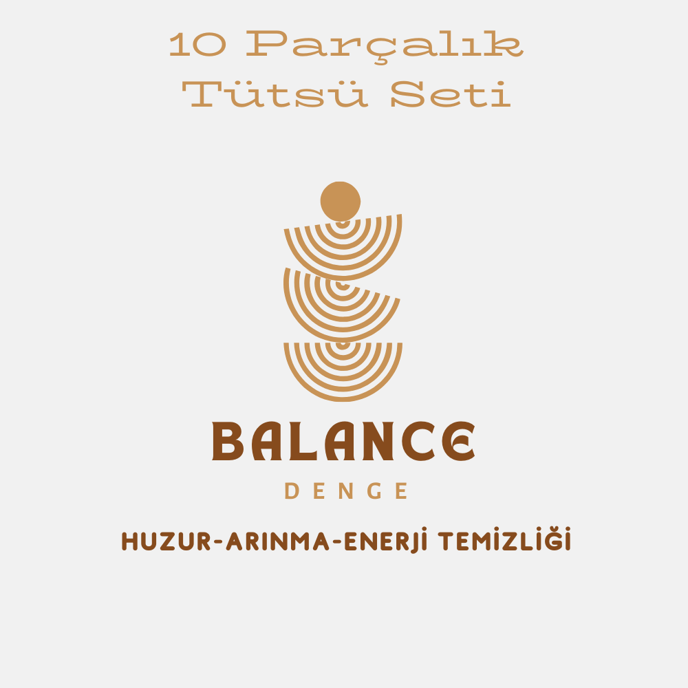 Mega Tütsü Seti -Enerji Arındırma Denge Seti
