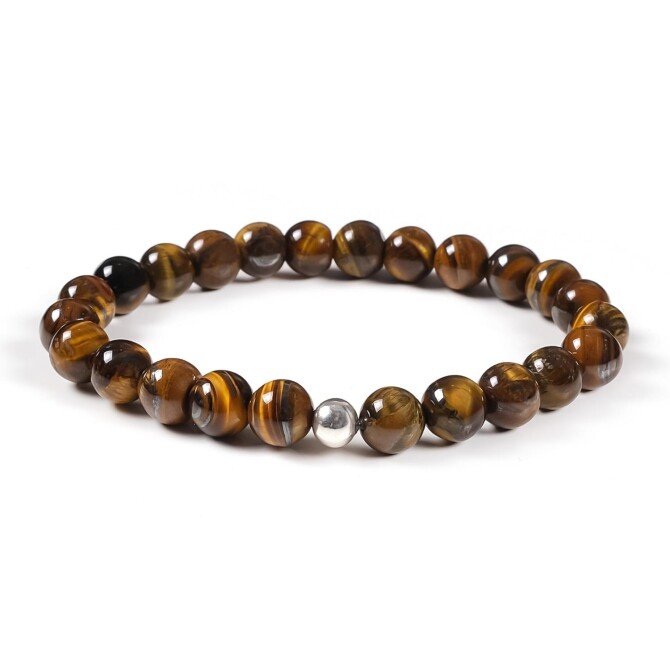 Kaplan Gözü Doğal Taş Bileklik