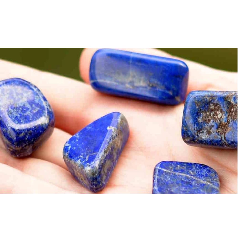 Lapis lazuli Doğal Taş Ham Parçalar-Hafıza Taşı